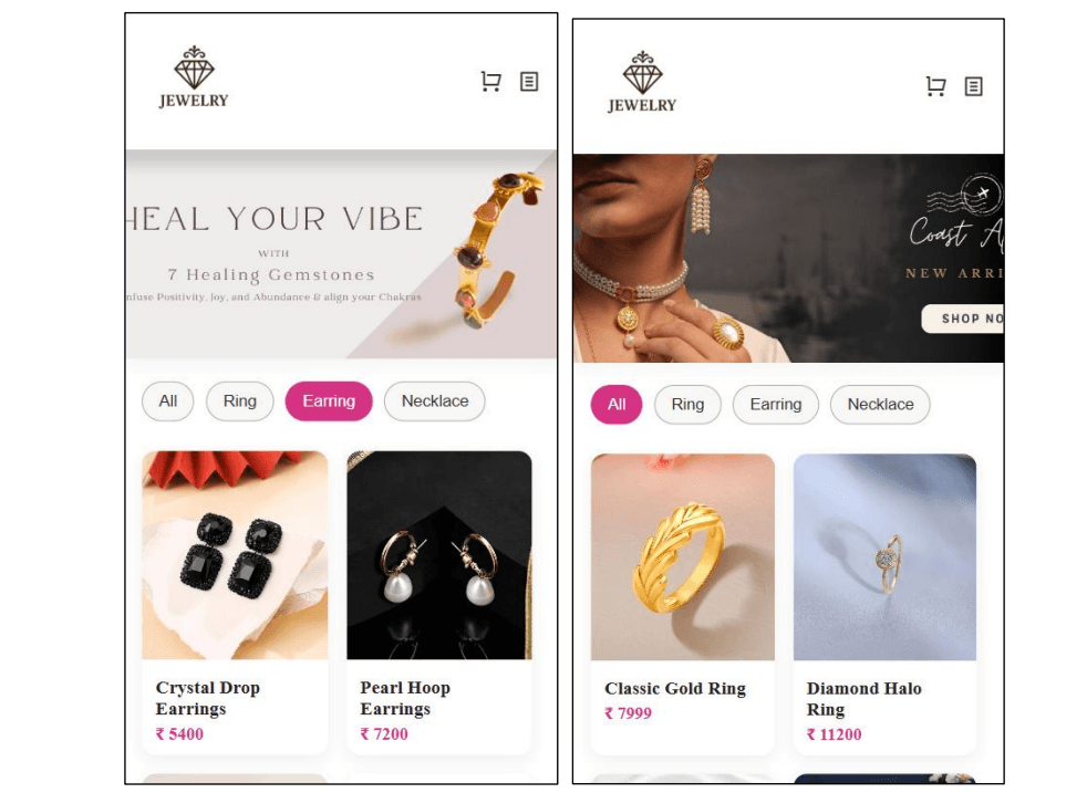 Jewelry Website