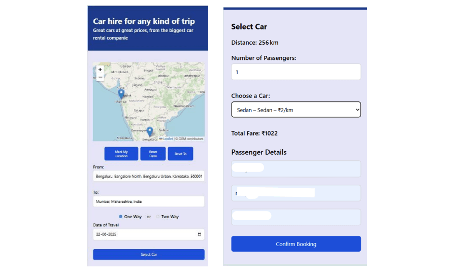 Taxi Application